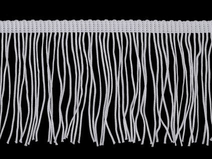 Třásně šíře 10 cm (Balení 13.5 m, Varianta 1 bílá lesk)