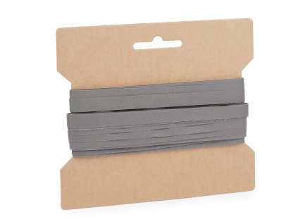 Reflexní páska šíře 10 mm našívací (Balení 100 m, Varianta šedá)