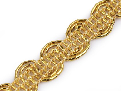 Leonský prýmek (Balení 18 m, Varianta 1 stříbrná)