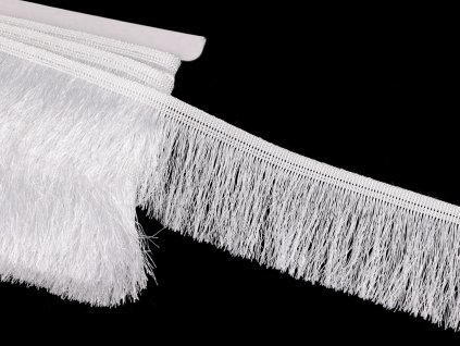 Třásně lesklé šíře 60 mm (Balení 13.5 m, Varianta 2 béžová světlá)