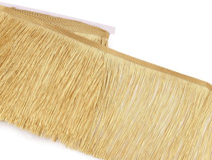 Třásně lesklé šíře 18 cm (Balení 9 m, Varianta 1 (01) bílá)