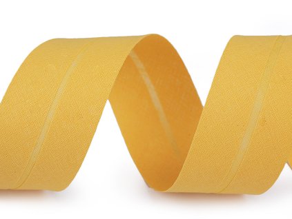 Šikmý proužek bavlněný šíře 40 mm zažehlený (Balení 25 m, Varianta 000 režná)