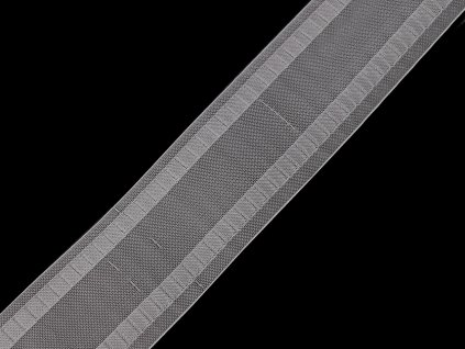 Záclonovka šíře 80 mm univerzální řasení (Balení 1 m, Varianta transparent)