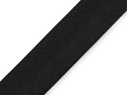 Šikmý proužek PES šíře 19 mm zažehlený (Balení 1 m, Varianta 2 černá)