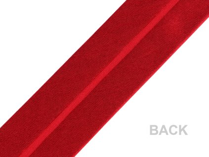 Šikmý proužek saténový šíře 30 mm zažehlený (Balení 25 m, Varianta 3 (007) modrá pařížská)