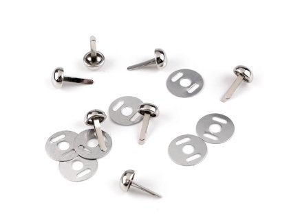 Dvounožkový hřeb / kovové nožičky na kabelky Ø8 mm (Balení 10 sada, Varianta nikl)