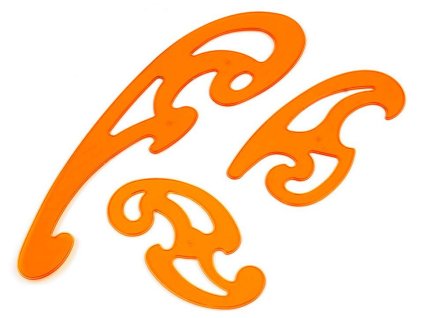 Křivítko sada 3 ks (Balení 1 sada, Varianta oranžová)