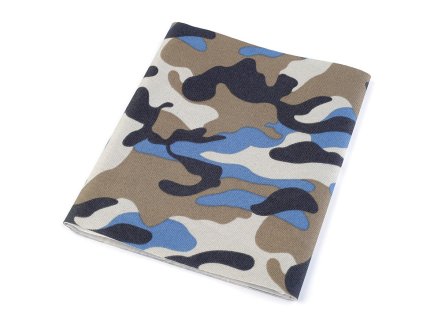 Nažehlovací záplaty maskáčové 17x43 cm (Balení 1 ks, Varianta 3 přírodní stř. maskáčová)