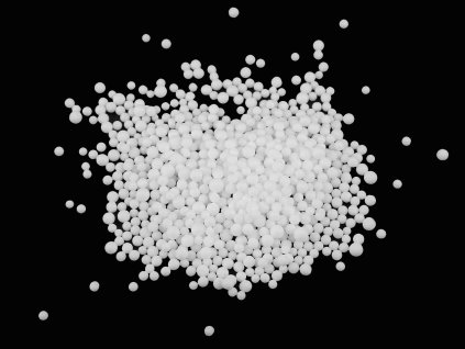 Výplň - polystyrenové kuličky do hraček 1 litr (Balení 1 sáček, Varianta bílá)