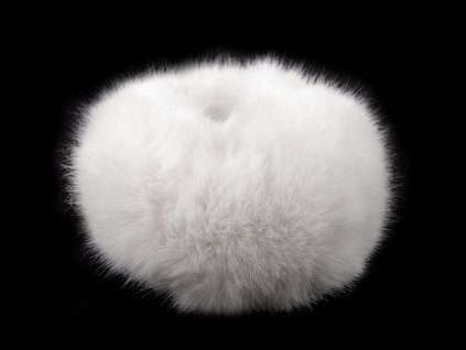 Kožešinová manžeta na rukáv šíře 10 cm pružná (Balení 2 ks, Varianta 2 béžová světlá)