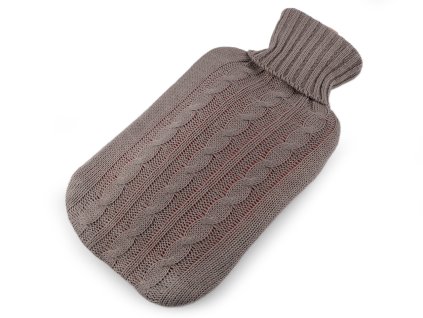 Termofor s pleteným obalem 20x35 cm (Balení 1 ks, Varianta 1 krémová světlá)