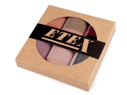 Pánský kapesník / dárková kazeta (Balení 1 krab., Varianta mix náhodných barev a vzorů)