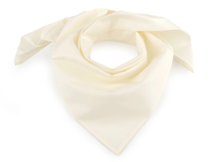 Bavlněný šátek jednobarevný 70x70 cm (Balení 1 ks, Varianta 1 bílá)