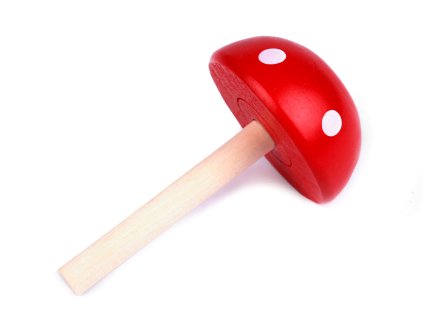 Hříbek na látání i k dekoraci (Balení 5 ks, Varianta červená)