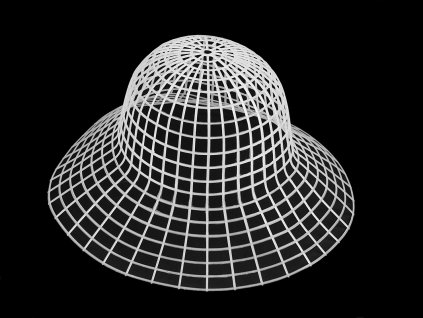 Plastový základ pro výrobu klobouku (Balení 1 ks, Varianta 1 bílá mléčná)