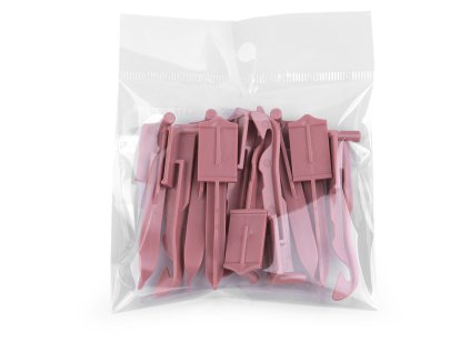 Náhradní háček / jehla k mlýnku na pletení (Balení 10 ks, Varianta starorůžová)