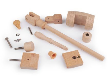 Stolní stojan pro upevnění kruhu na vyšívání (Balení 1 ks, Varianta přírodní)