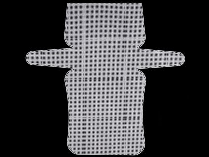 Plastová kanava / mřížka na kabelku (Balení 1 ks, Varianta 1 bílá)