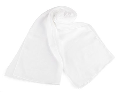 Letní šátek / šála 45x150 cm (Balení 1 ks, Varianta 1 Off White)