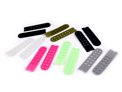 Zapínání / zkracovač na kšiltovky šíře 20 mm (Balení 5 pár, Varianta 4 zelená khaki)