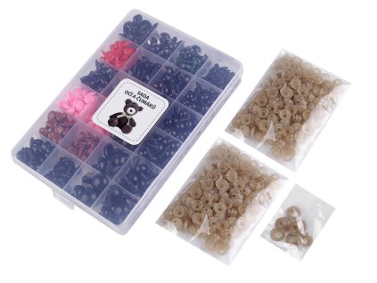 Sada očí a čumáků s pojistkou 420 sad (Balení 1 sada, Varianta mix)