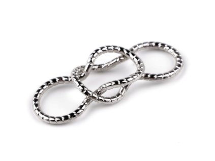 Kovové zapínání / spona (Balení 1 pár, Varianta 1 nikl)