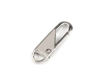 Kovová karabina / náhradní taháček na zip (Balení 3 ks, Varianta 1 nikl)