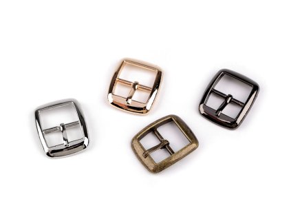 Kovová spona / opasková přezka, průvlek 20 mm (Balení 1 ks, Varianta 1 nikl)