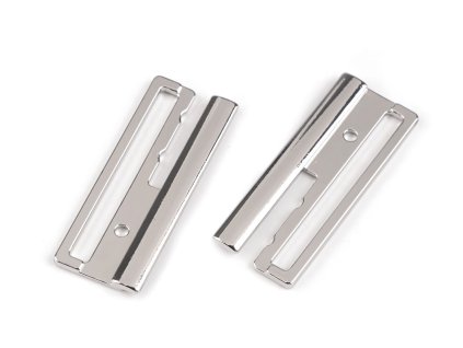 Kovová spona bezpečnostní na kabáty, bundy a kardigany, průvlek 50 mm (Balení 1 pár, Varianta 1 zlatá klasik)