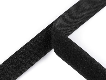 Suchý zip háček + plyš šíře 20 mm PES (Balení 25 m, Varianta 1 bílá)