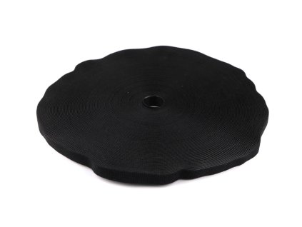 Nízkoprofilový suchý zip šíře 20 mm oboustranný, pro domácnost a zahradu (Balení 1 m, Varianta černá)