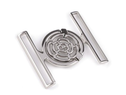 Kovové zapínání / opasková spona, průvlek 50 mm (Balení 1 pár, Varianta 1 nikl)