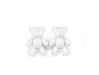 Ozdobné zapínání / zkracovač bez šití 20x40 mm (Balení 1 pár, Varianta 1 bílá)