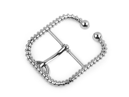 Kovová spona / opasková přezka, průvlek 40 mm (Balení 1 ks, Varianta 1 nikl)