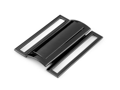 Kovová spona na kabáty, bundy, průvlek 48 mm (Balení 1 pár, Varianta 1 nikl)