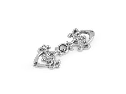 Ozdobné filigránové zapínání (Balení 1 pár, Varianta 1 nikl)