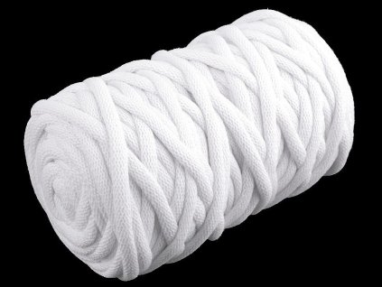 Šňůra / příze s duší Ø9 mm (Balení 50 m, Varianta 5 (029) černá)