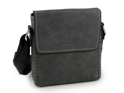 Pánská taška crossbody 19x20 cm (Balení 1 ks, Varianta šedá tmavá)