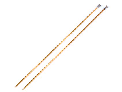 Rovné jehlice č. 3; 3,5; 4; 4,5; 5; 5,5; 6; 8; 9; 10 (Balení 1 pár, Varianta 6 (5,5 mm) zelená sv.)