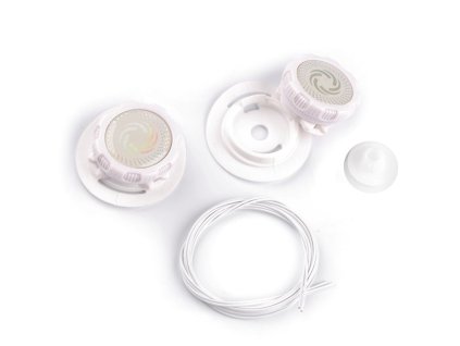 Samozavazovací tkaničky do bot s otočným utahováním (Balení 1 pár, Varianta 1 bílá)