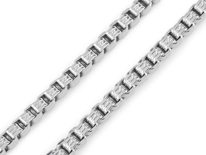 Pánský řetízek / řetěz z nerezové oceli silnější (Balení 1 ks, Varianta stříbrná)