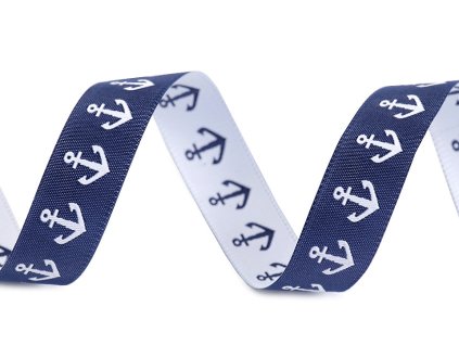 Vzorovka šíře 18 mm kotvy (Balení 50 m, Varianta 5039 modrá berlínská)