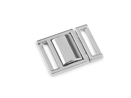 Kovové zapínání / opasková spona, průvlek 16 mm (Balení 1 pár, Varianta 1 nikl)