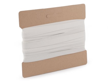 Pruženka plavková surová šíře 12 mm (Balení 20 m, Varianta béžovobílá)