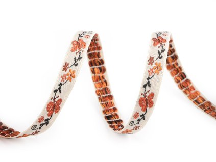 Vzorovka šíře 10 mm (Balení 1 m, Varianta 1 bílá modrá světlá)