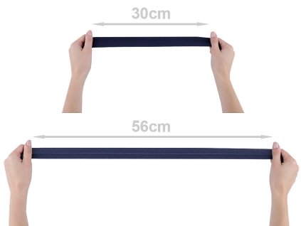 Lemovací pruženka půlená šíře 30 mm (Balení 22.5 m, Varianta 2 černá)