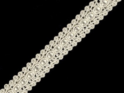 Prýmek šíře 16 mm (Balení 25 m, Varianta 1 (1) krémová světlá)