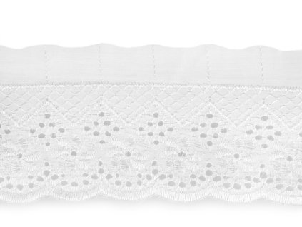 Madeira - štykování šíře 80 mm (Balení 13.5 m, Varianta bílá)