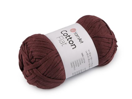 Bavlněná pletací příze Cotton Flat 50 g (Balení 1 ks, Varianta 1 (6701) Off White)