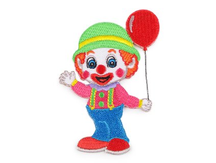 Nažehlovačka klaun (Balení 1 ks, Varianta multikolor)